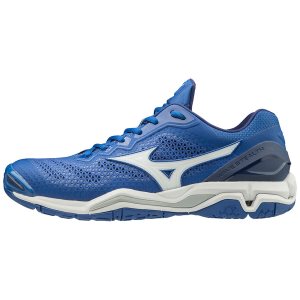 Mizuno Wave Stealth V Womens Handball Shoes Canada - Blue